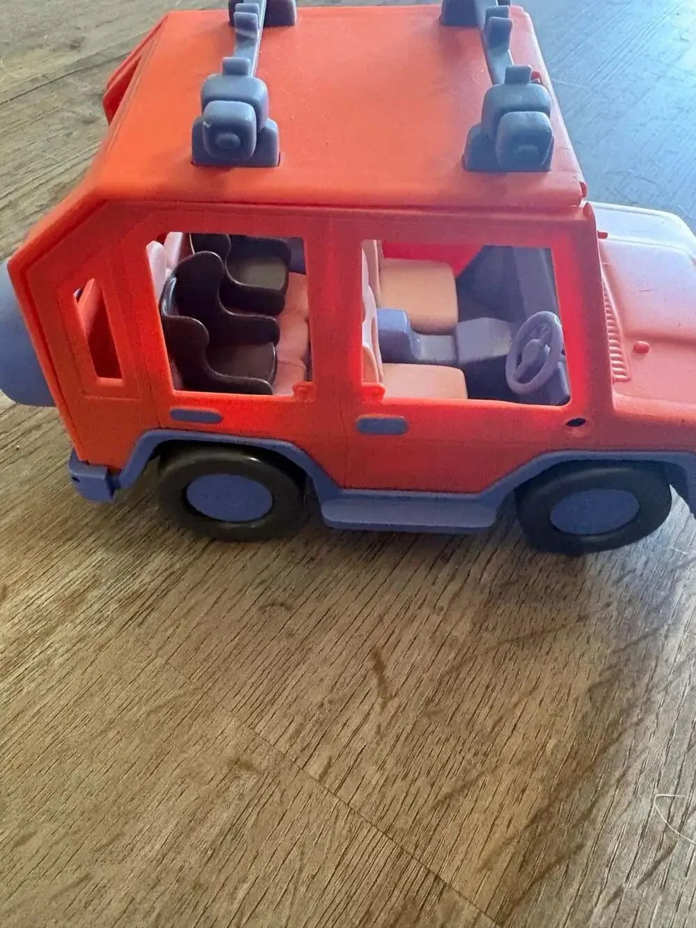 BLUEY Heeler Jeep 4WD Family Vehicle Car By Moose Toys Replacement Car Orange